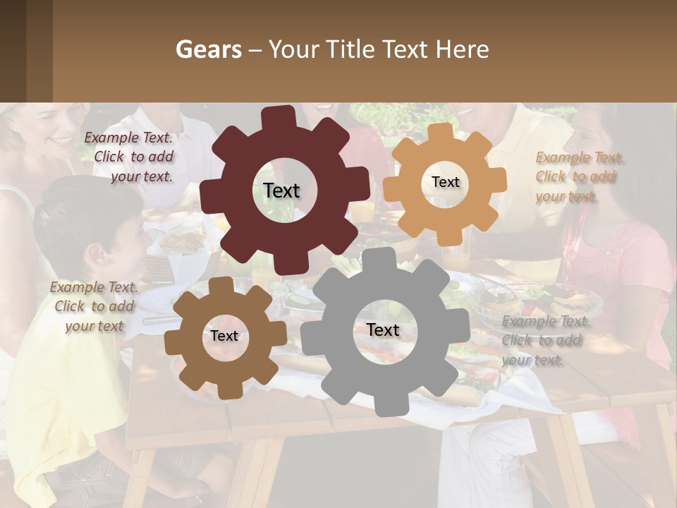 Construct Small Leaf PowerPoint Template