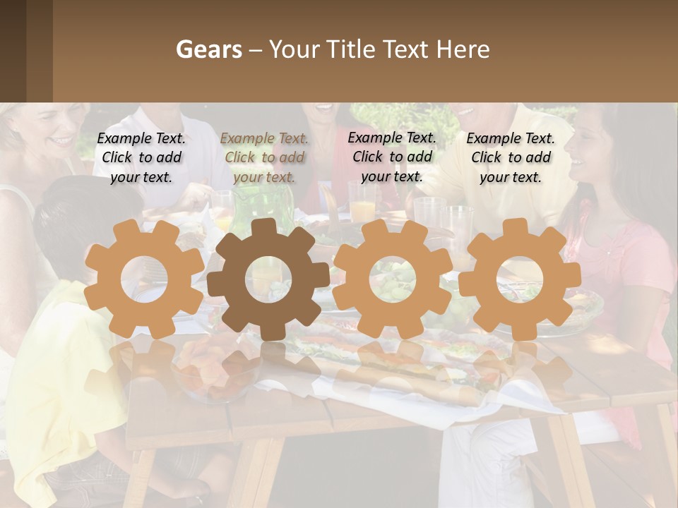 Construct Small Leaf PowerPoint Template