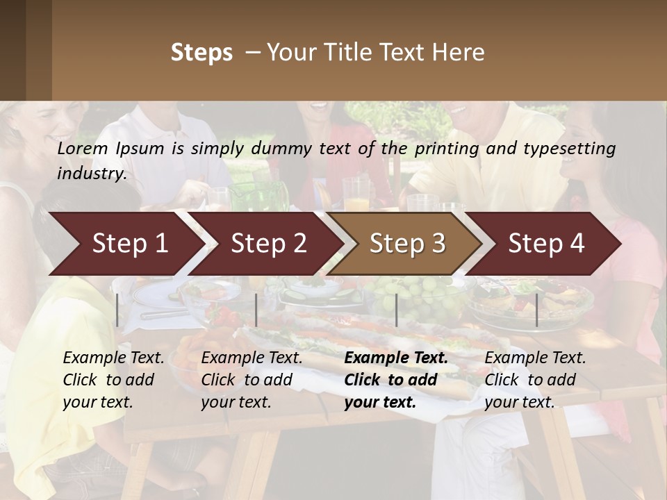 Construct Small Leaf PowerPoint Template