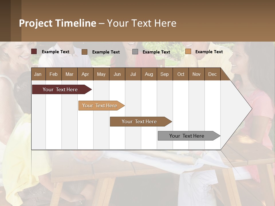 Construct Small Leaf PowerPoint Template