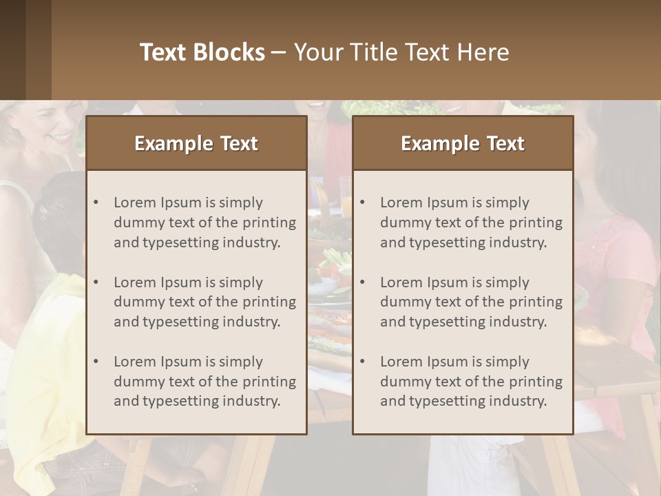 Construct Small Leaf PowerPoint Template