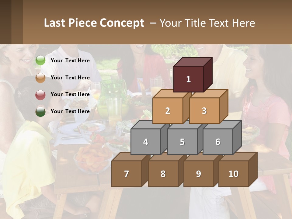 Construct Small Leaf PowerPoint Template
