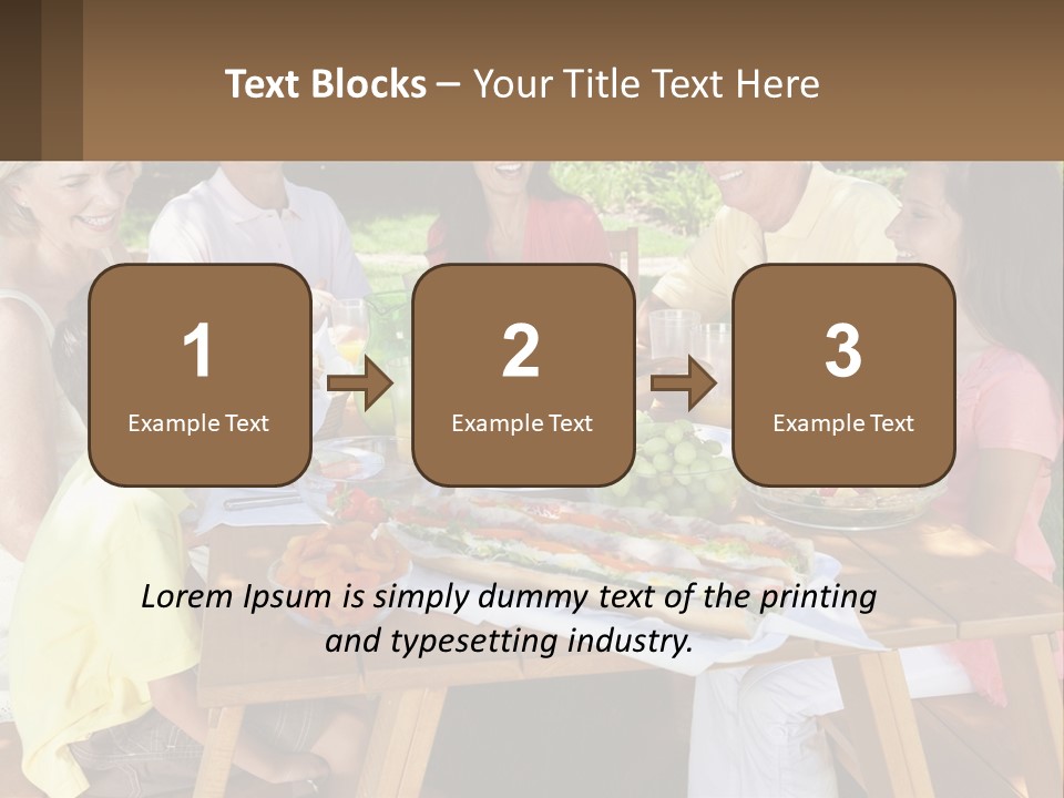 Construct Small Leaf PowerPoint Template