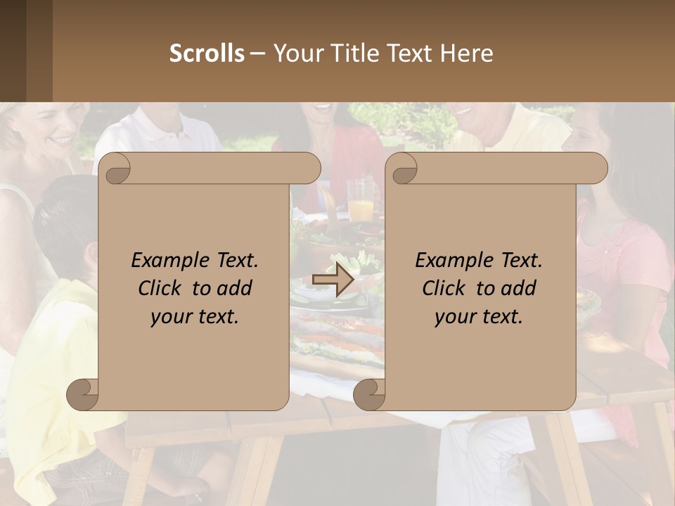 Construct Small Leaf PowerPoint Template