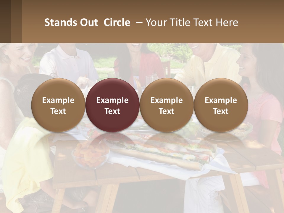 Construct Small Leaf PowerPoint Template