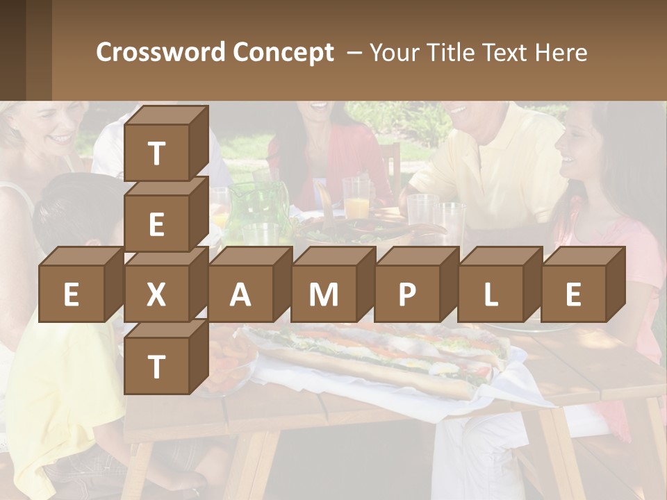 Construct Small Leaf PowerPoint Template