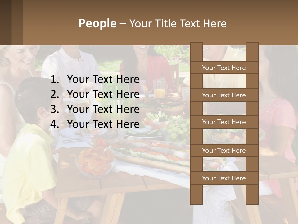 Construct Small Leaf PowerPoint Template