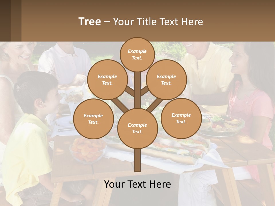 Construct Small Leaf PowerPoint Template