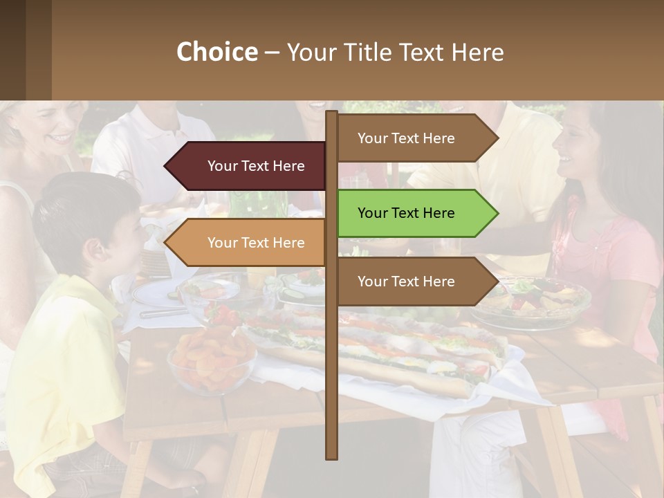 Construct Small Leaf PowerPoint Template