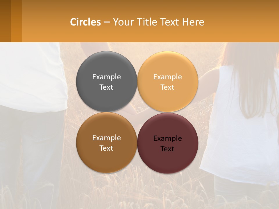 Human Hand Home Holding PowerPoint Template