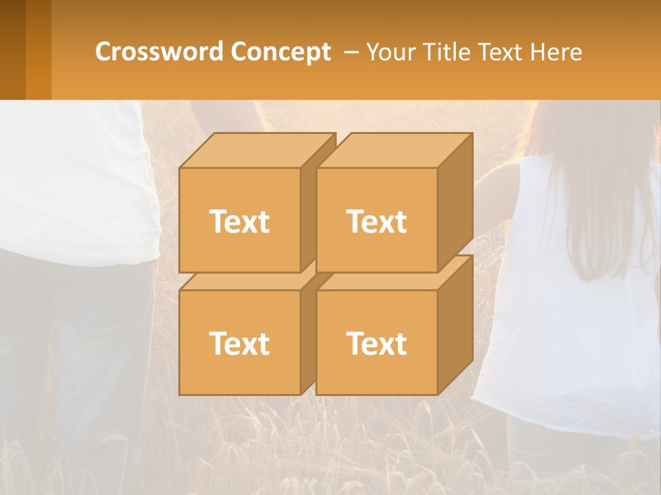 Human Hand Home Holding PowerPoint Template