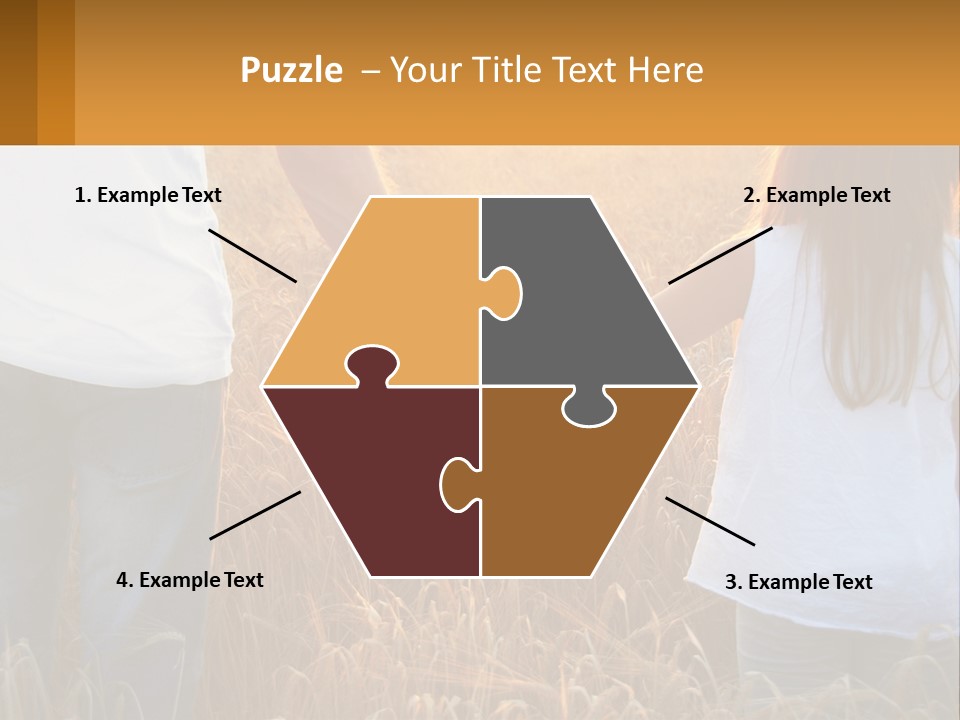 Human Hand Home Holding PowerPoint Template