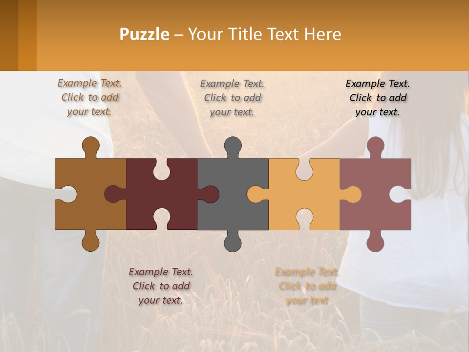 Human Hand Home Holding PowerPoint Template