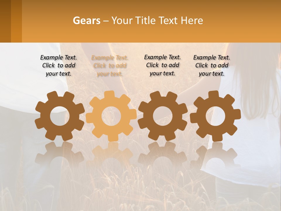 Human Hand Home Holding PowerPoint Template