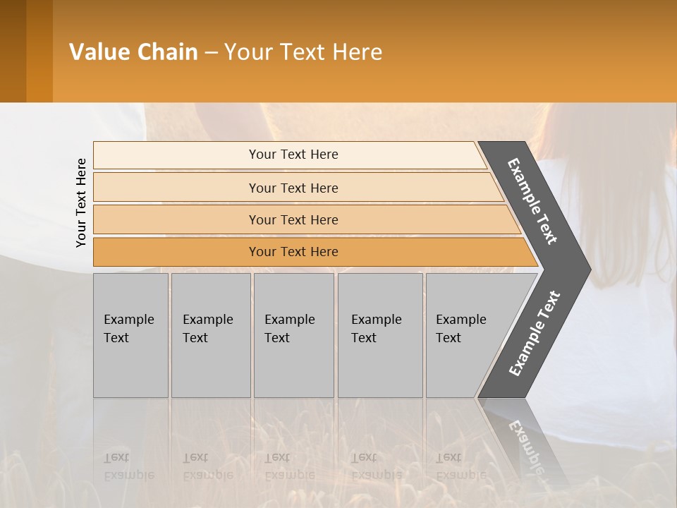 Human Hand Home Holding PowerPoint Template