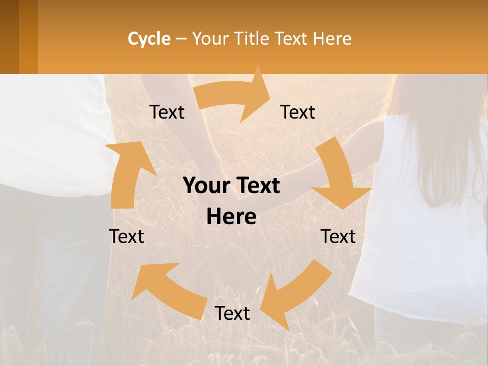 Human Hand Home Holding PowerPoint Template