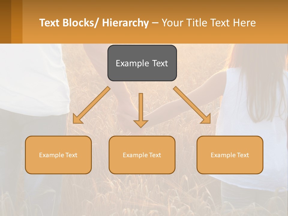 Human Hand Home Holding PowerPoint Template