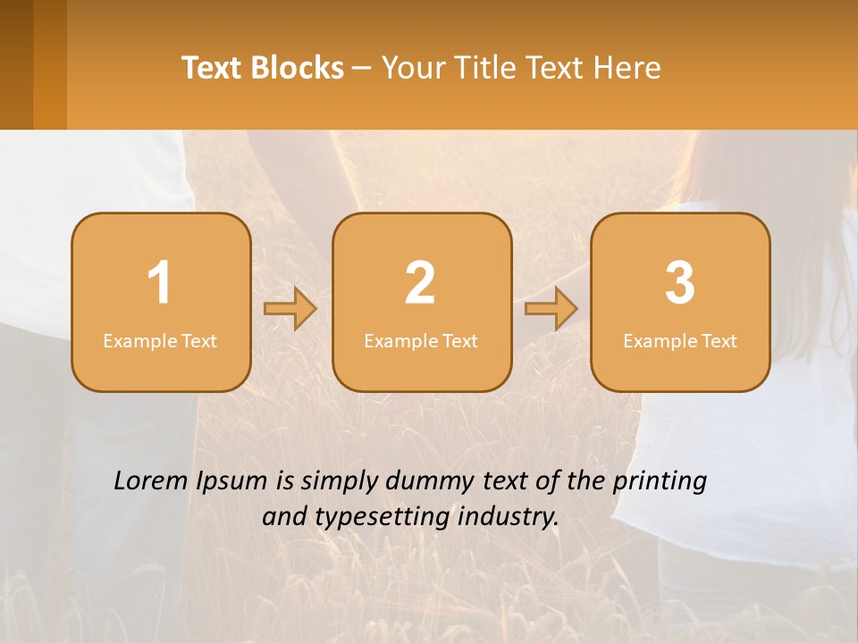 Human Hand Home Holding PowerPoint Template
