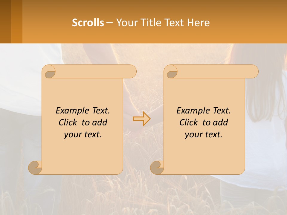 Human Hand Home Holding PowerPoint Template