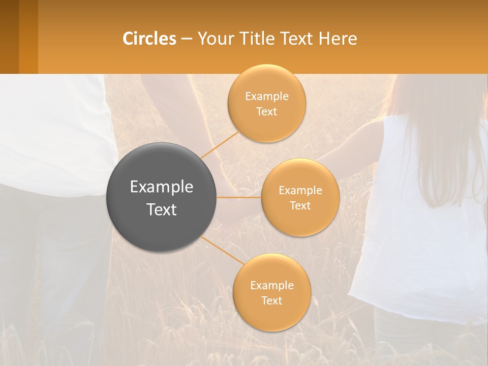 Human Hand Home Holding PowerPoint Template