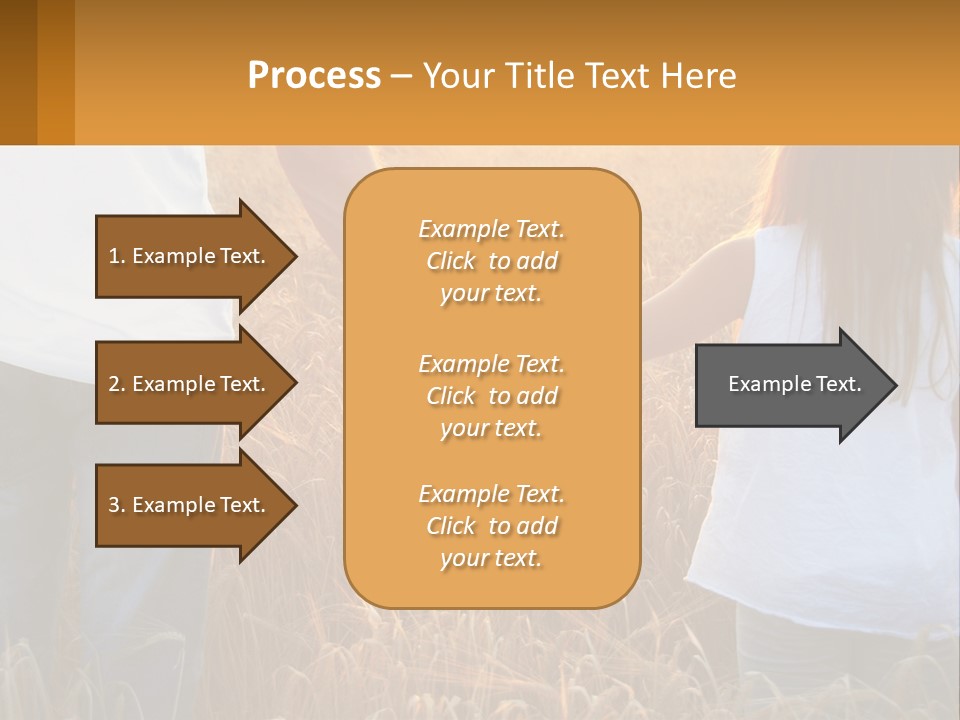 Human Hand Home Holding PowerPoint Template
