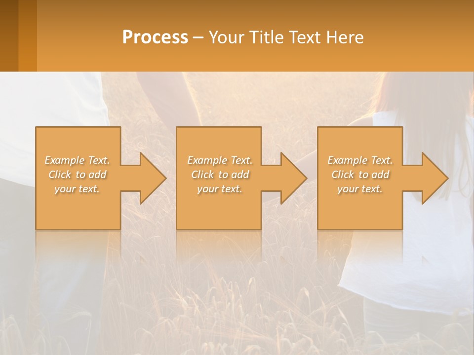 Human Hand Home Holding PowerPoint Template