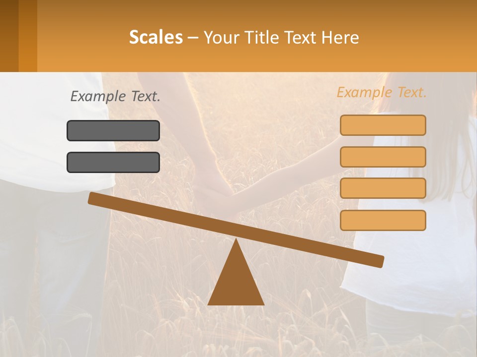 Human Hand Home Holding PowerPoint Template