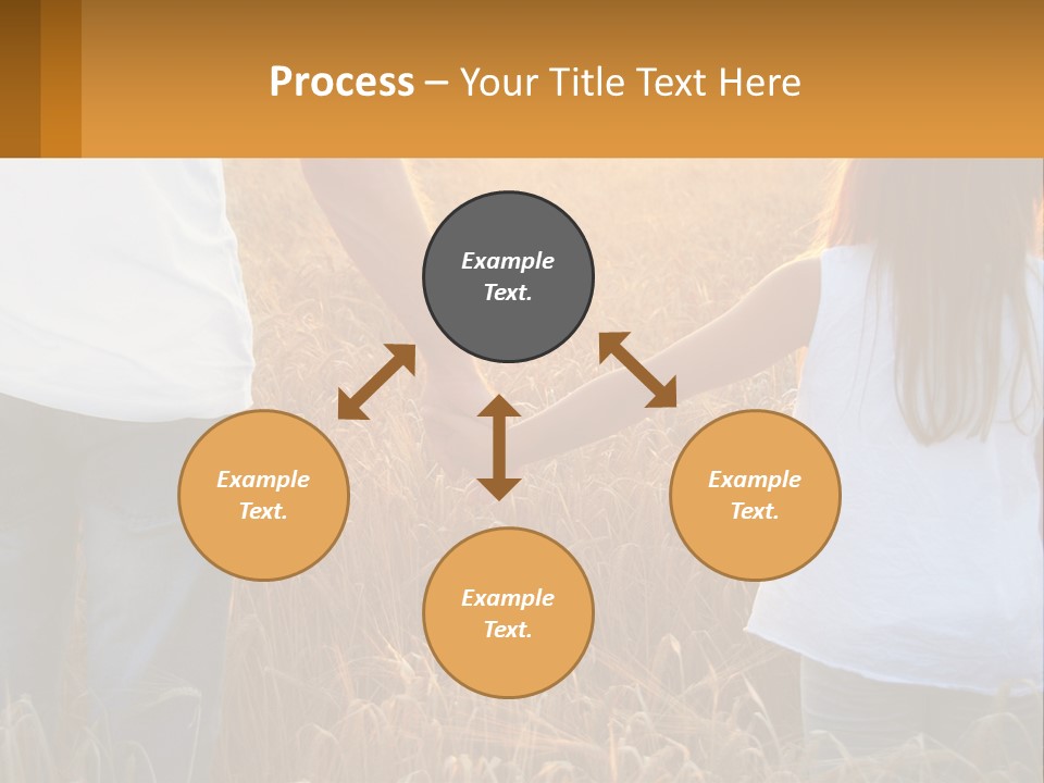 Human Hand Home Holding PowerPoint Template