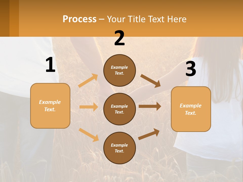 Human Hand Home Holding PowerPoint Template