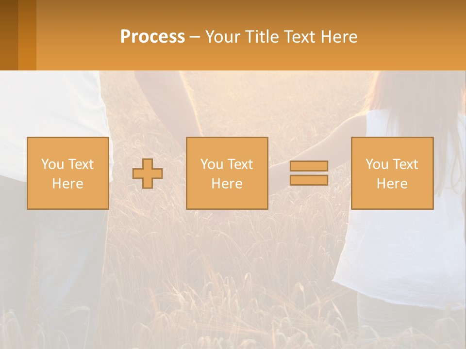 Human Hand Home Holding PowerPoint Template