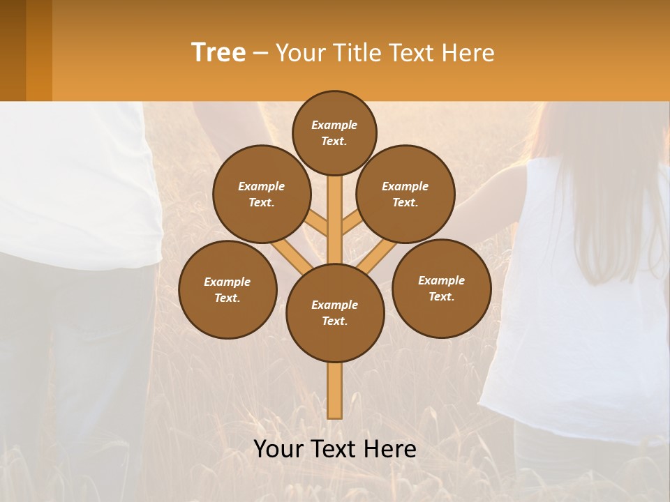 Human Hand Home Holding PowerPoint Template