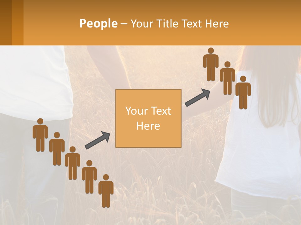 Human Hand Home Holding PowerPoint Template
