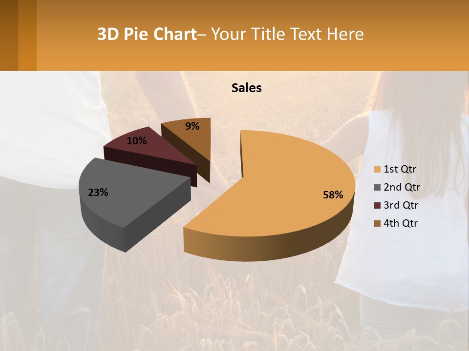 Human Hand Home Holding PowerPoint Template