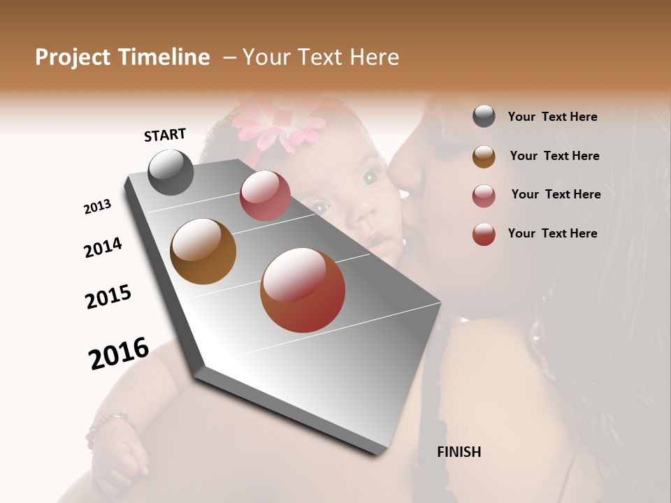 Hand Nature Green PowerPoint Template