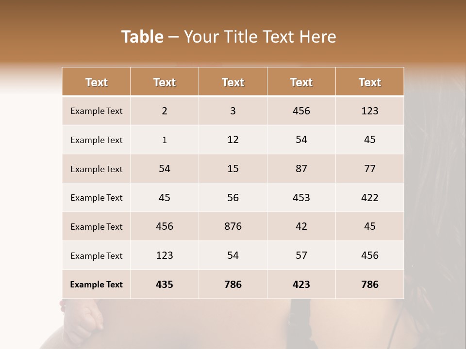Hand Nature Green PowerPoint Template