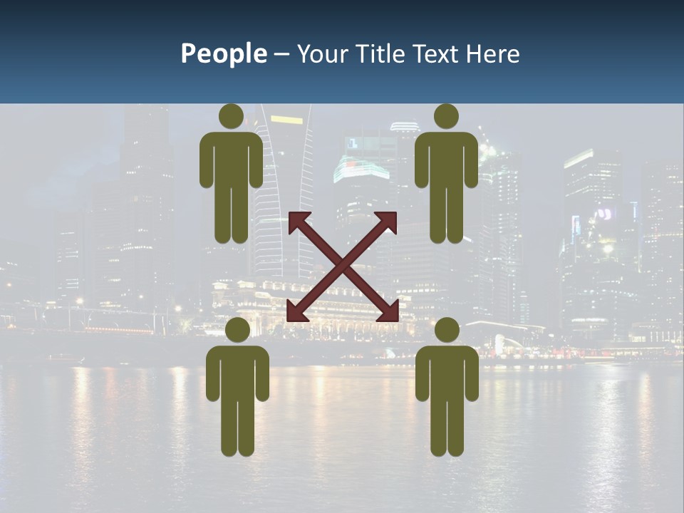 Nature Model Man PowerPoint Template