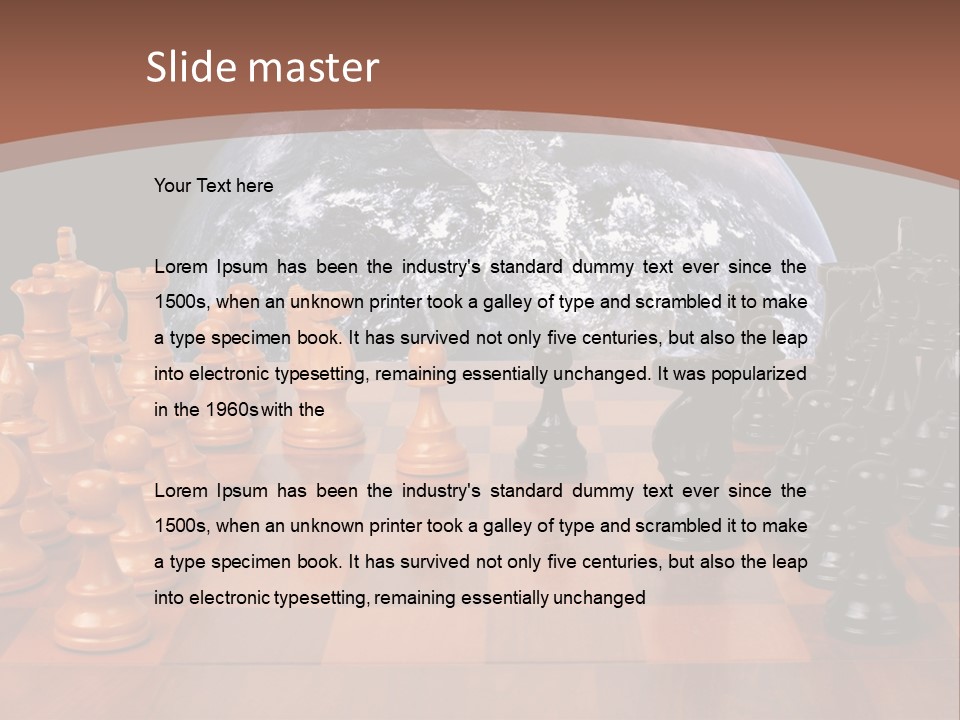 Cloud Model Park PowerPoint Template