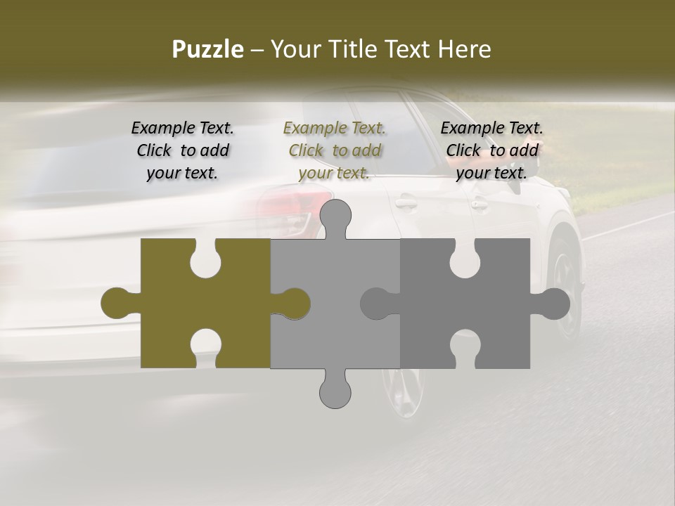 Small Structure Made PowerPoint Template