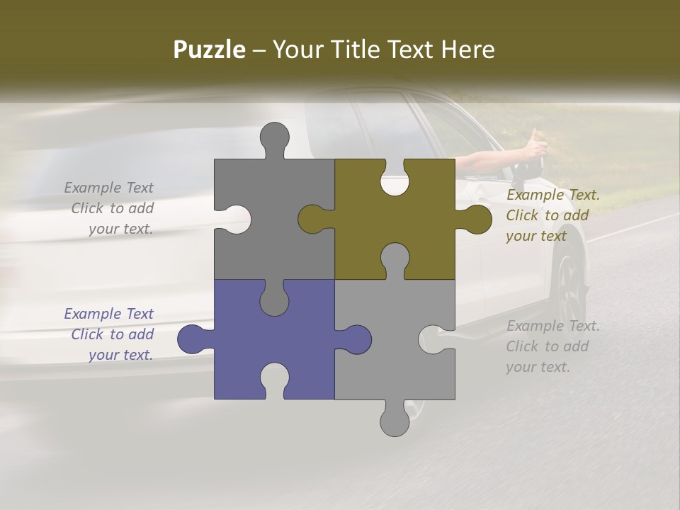 Small Structure Made PowerPoint Template