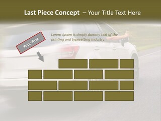 Small Structure Made PowerPoint Template