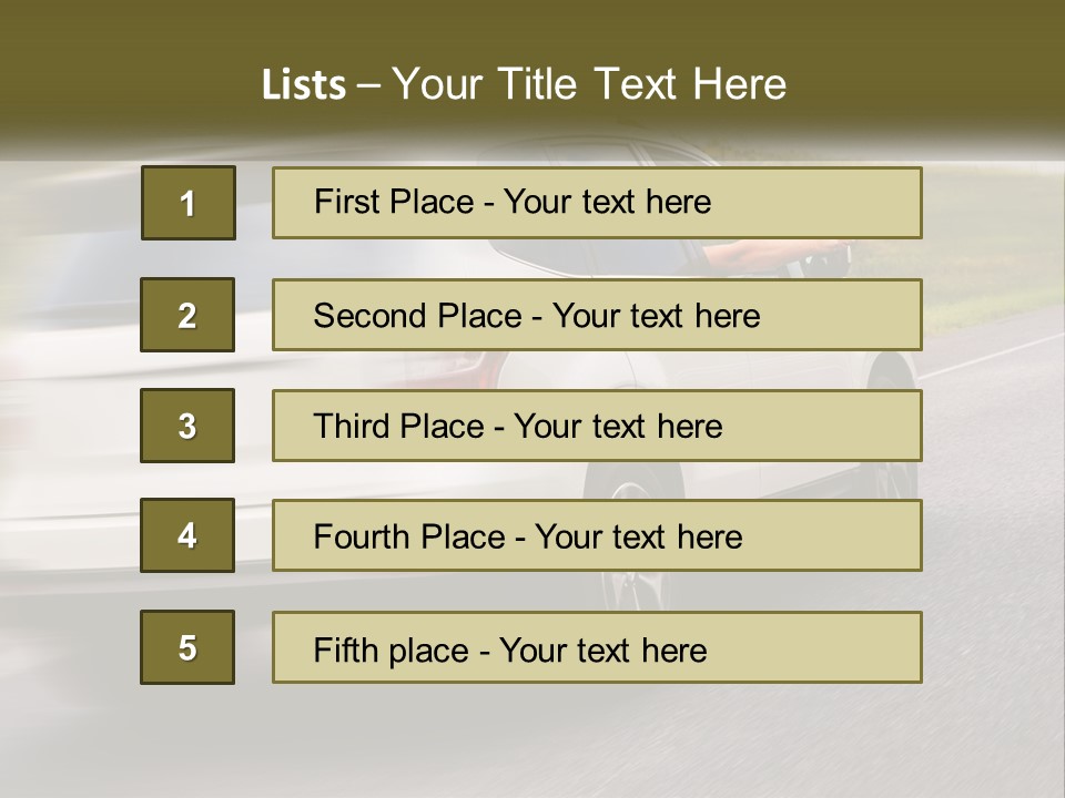 Small Structure Made PowerPoint Template