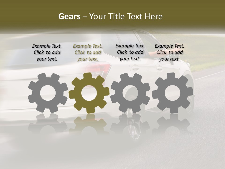 Small Structure Made PowerPoint Template