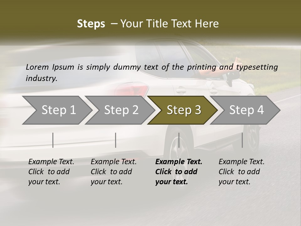 Small Structure Made PowerPoint Template