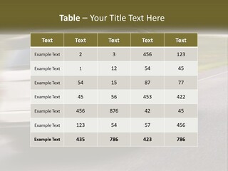 Small Structure Made PowerPoint Template