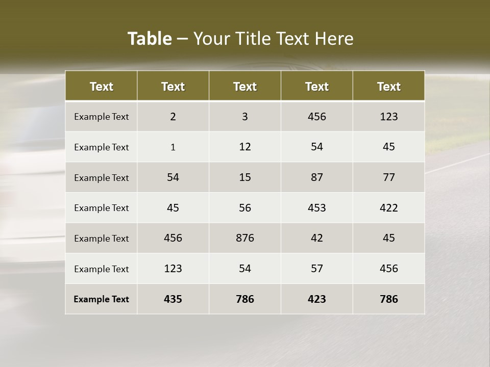 Small Structure Made PowerPoint Template
