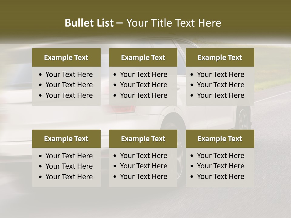 Small Structure Made PowerPoint Template
