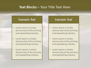 Small Structure Made PowerPoint Template