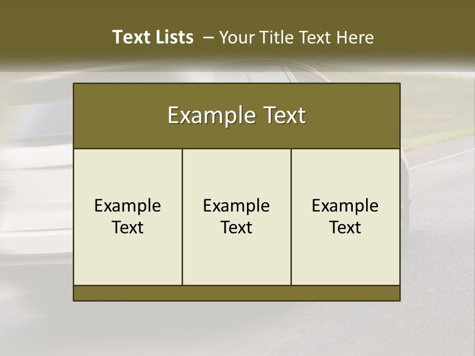 Small Structure Made PowerPoint Template