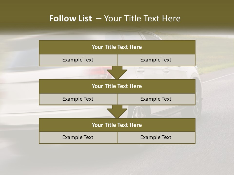 Small Structure Made PowerPoint Template