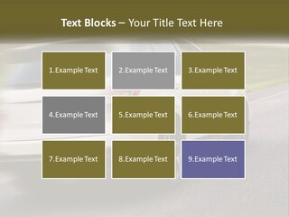 Small Structure Made PowerPoint Template